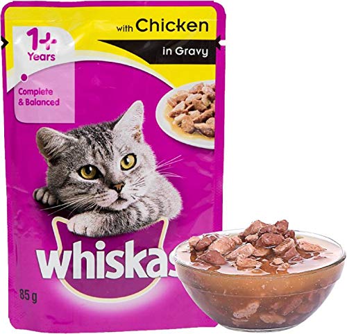 Whiskas Wet Cat Food, Chicken in Gravy, 85 g [Pack of 6] (B07HWJCP6P) Amazon Price History, Amazon Price Tracker