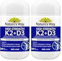 Nature's Way Vitamin K2 + D3 30 Capsules (Pack of 2)