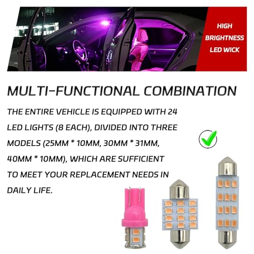 Kit de 20 Bombillas LED para Auto T10 194 DE3175 578 miniatura 4