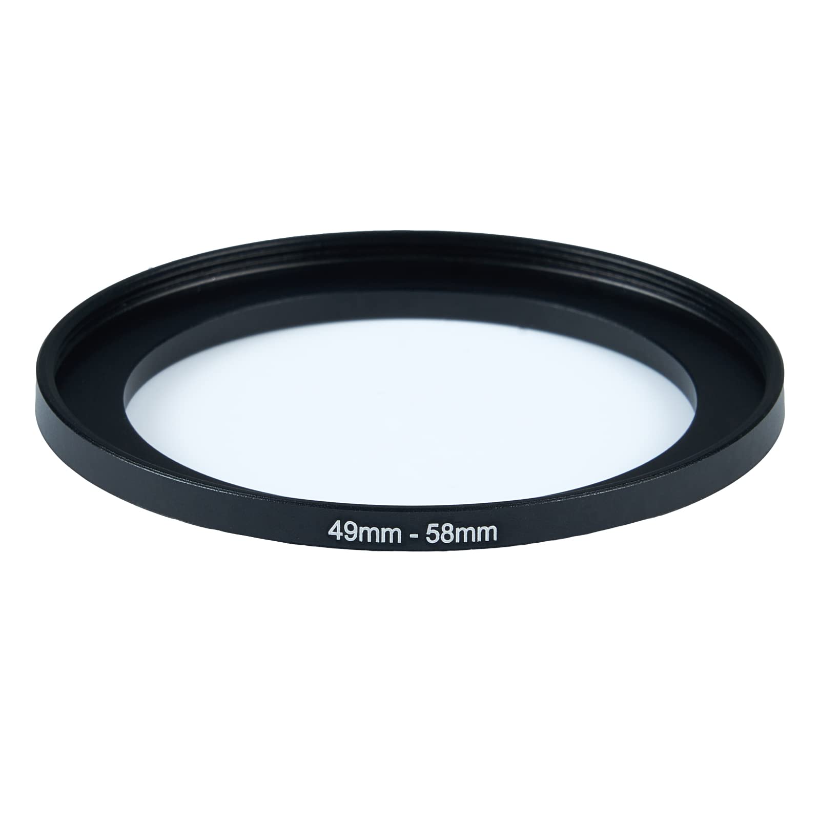 49mm to 58mm Step up Ring Filter Adapter Metal Ring Step up Rings Adapter Filter Compatible with All 58mm UV,CPL,ND,Lens Hood,Threaded Lens ect (49mm to 58mm)