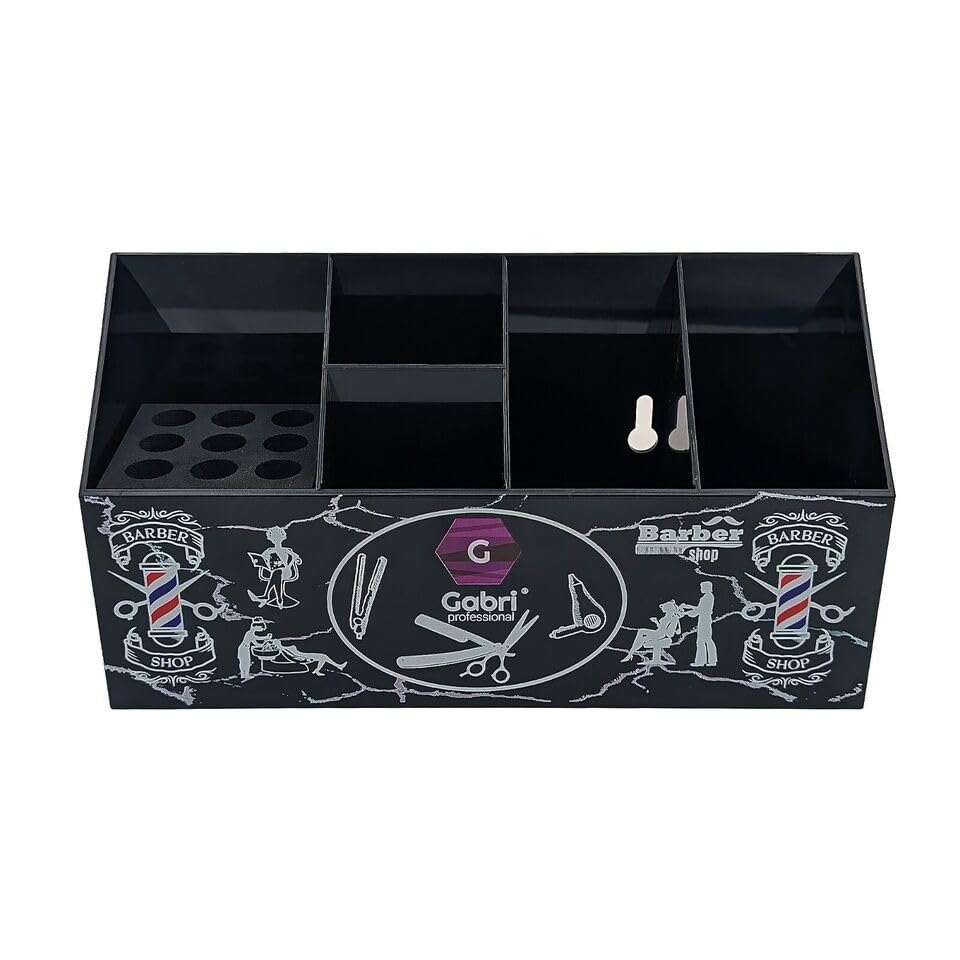 Gabri Hairdressing Scissors and Brush Holder, Salon Barber Shop Organizer, Hair Scissors Stand, Barber Tool Box - Image 2