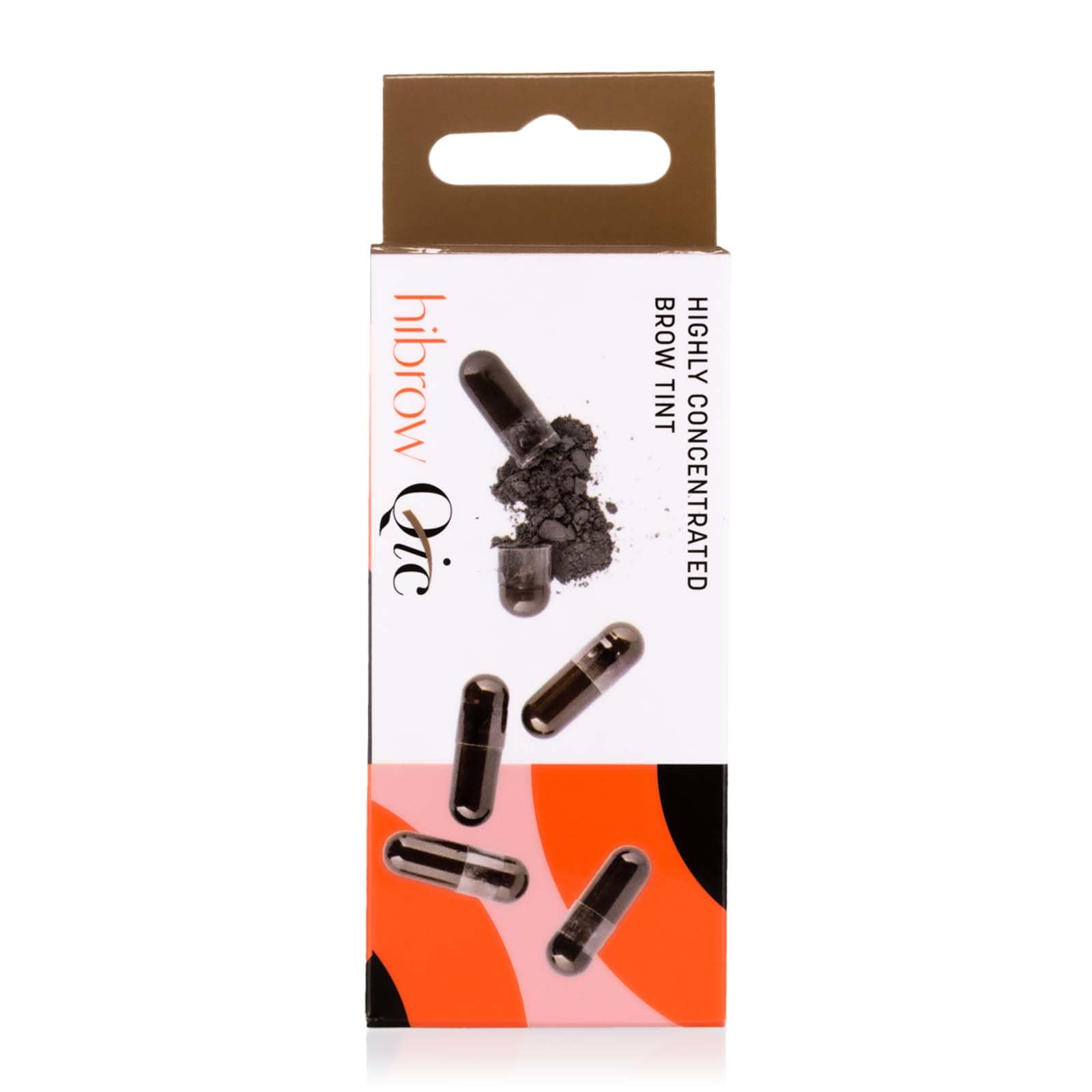 Hi Brow Quick Intense Colour (QIC) - 20 brow tinting capsules of powdered tint - Medium Brown, 0.5 g (Pack of 20)