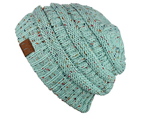 Image of Cambridge Select Thick Slouchy Knit Oversized Beanie Cap Hat