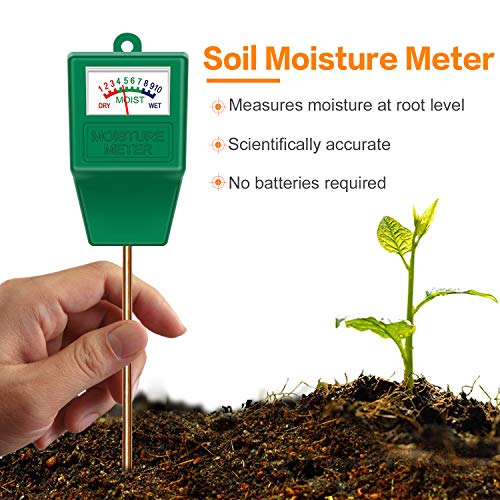 Soil PH Meter Soil Moisture Sensor,High Precision Soil Nutrient Intelligent Fertilizer Detector