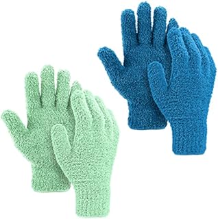 2 Pair Winter Microfiber Dusting Gloves,Household Cleaning Gloves Dusting Cleaning Gloves Microfiber Gloves for Men,Women House Cleaning