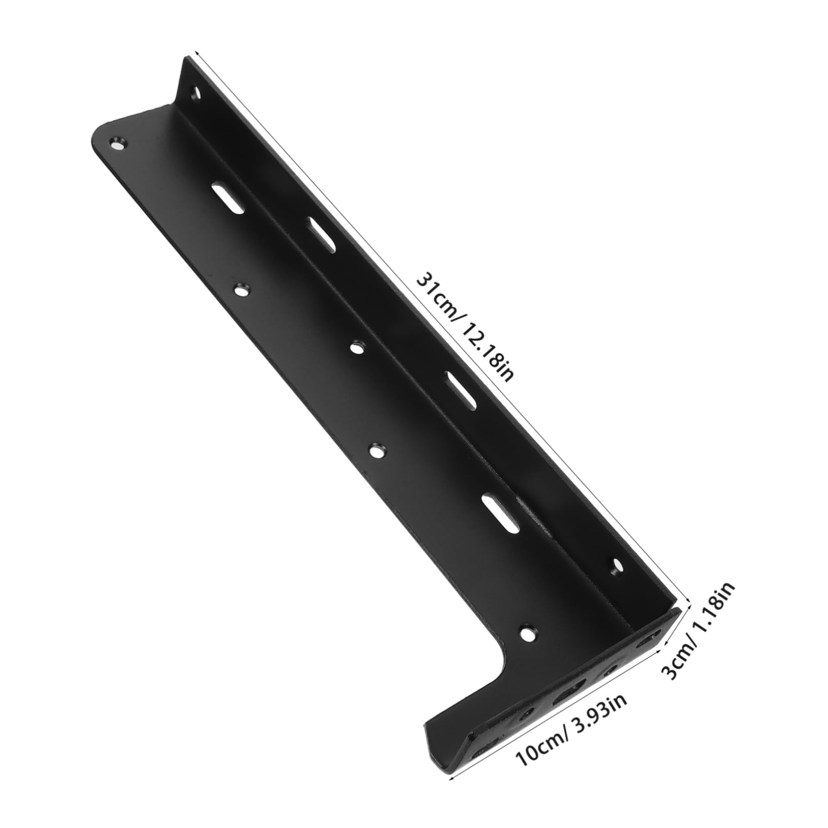 2stücke Schwebendes Regal Halterung Schwarze Schrankaufhänger Aus Metall Robuste Wandhalterungen Für Schwebende Regale Für Küche Und Bad