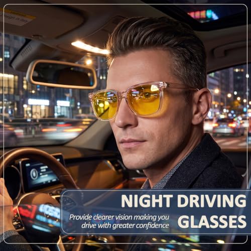 Image of LVIOE Night Vision Driving Glasses for Women Polarized