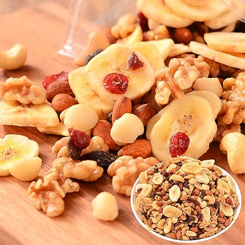 港ダイニングしおそう 7種のフルーツナッツ 600g (アーモンド/カシューナッツ/マカダミアナッツ/クルミ/バナナ/クランベリー/レーズン) ナッツ ドライフルーツ 食塩・加工オイル不使用 贈り物 プレゼント ギフト