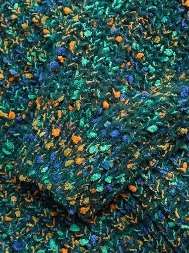 CIDER Colorful V-Neck Knit Cardigan: Green, XL4