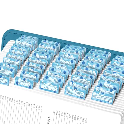 EssexWares Bible Tabs Blue Daisies