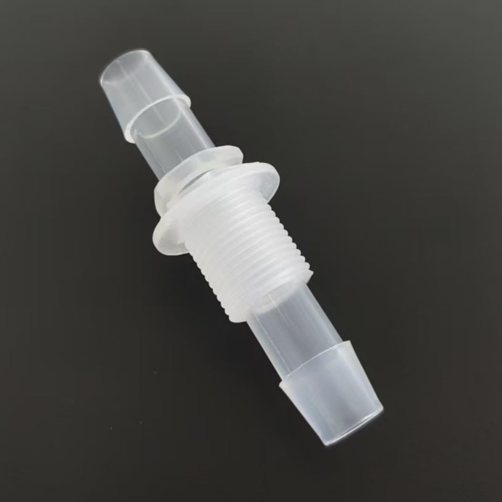 Accesorios de manguera de plástico reutilizables, paquete de 50 conectores de grado alimenticio para acuarios y laboratorios, 5/16 pulgadas, rosca macho M12