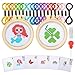 Ysimple Stickerei Set, Kinder Kreuzstich Set Kreuzstich Kits für Kinder Erwachsene Anfänger enthält 6 Projekt-Kreuzstichmuster und 2 Stickrahmen Ring für DIY Kunst, Handwerk, Nähen (Sommer) Stickerei Set günstig Kaufen-Ysimple Stickerei Set, Kinder Kreuzstich Set Kreuzstich Kits für Kinder Erwachsene Anfänger enthält 6 Projekt-Kreuzstichmuster und 2 Stickrahmen Ring für DIY Kunst, Handwerk, Nähen (Sommer)