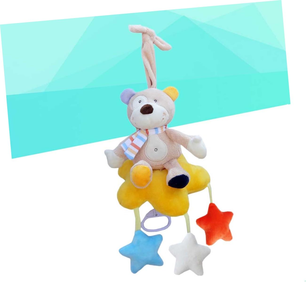 BESTonZON Jouet De Poussette 2 Pièces Jouet de Berceau pour bébé Jouets pour bébé Poussette Jouet Copier Pendentif de Jouet De Poussette pour