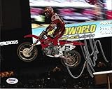 Jeremy McGrath Signed 8x10 Photo COA Motocross Supercross Picture Auto'd - PSA/DNA Certified - Autographed Extreme Sports Photos