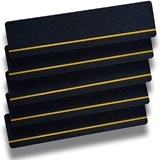 S&X Stairs Treads Non-Slip Tape,Indoor & Outdoor,Safety Treads,6 Inch X 24 Inch,5 PCS/Pack