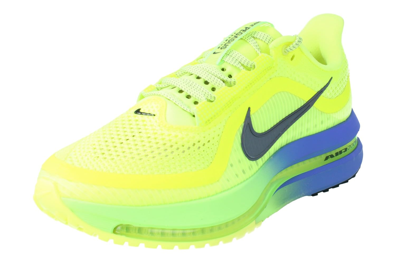 Nike Pegasus Premium - Tenis de correr para hombre (Bolt Ice/Lime Blast/Sapphire/Black Spruce)