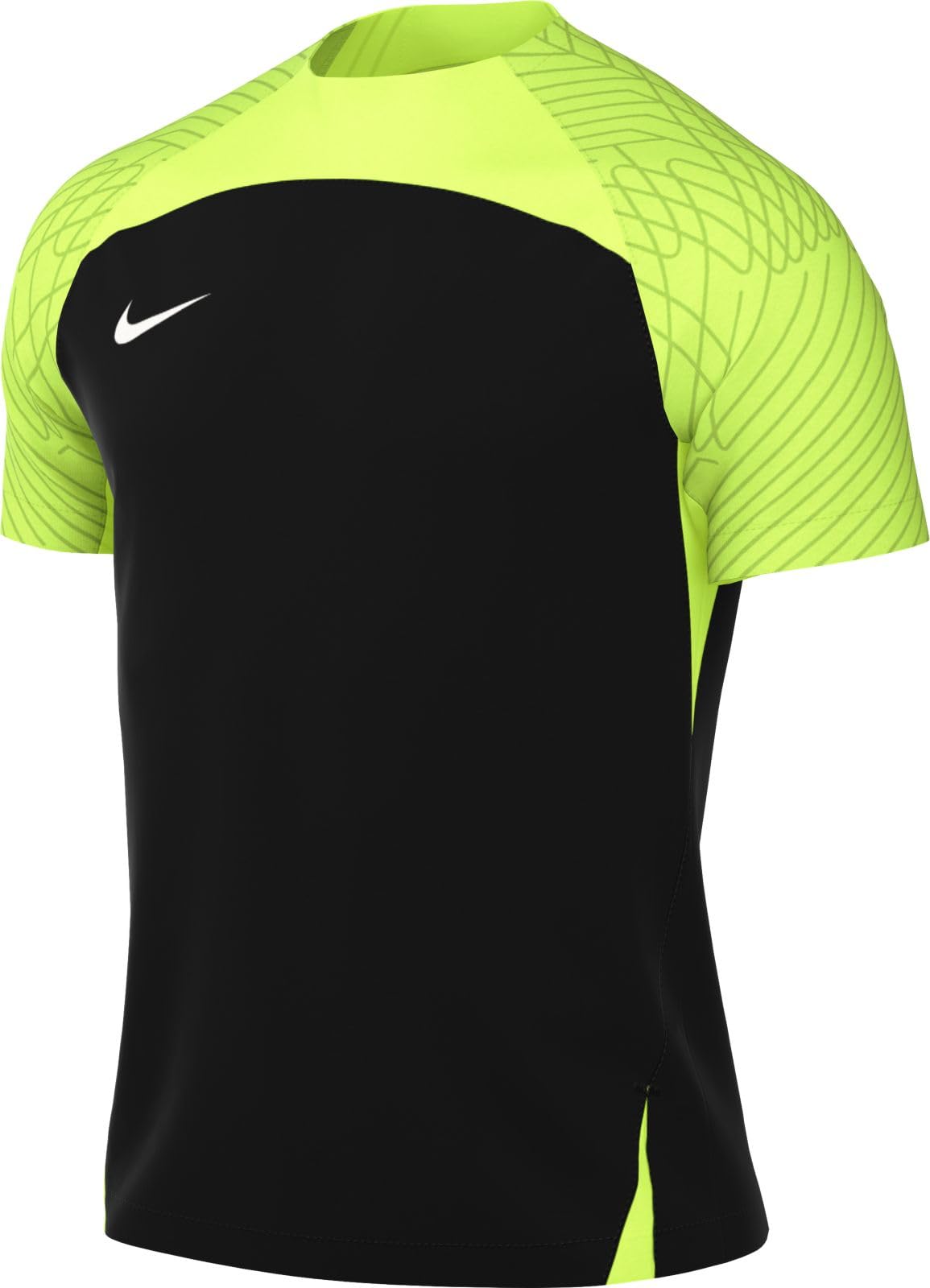 Nike Men's Black/Volt/White. Dr0889-011 M Nk Df Strke Iii Jsy Ss T-Shirt ///White Size S