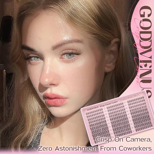 Image of Lash Clusters Wispy 9-14mm Eyelash Clusters Natural DIY Cluster Eyelash Extensions Lash Individual 300pcs Short C Curve