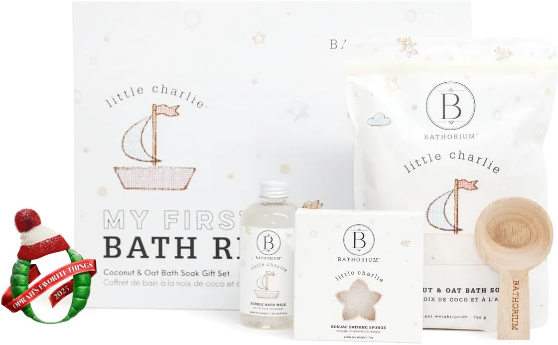 Bathorium Little Charlie Konjac Baby Sponge, Plant-Based, 1 Sponge