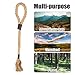MiOYOOW Deer Hunting Scent Rope, 2PCS 1m/39.4'' Hemp Scrape Ropes Premium Deer Hanging Ropes for Outdoor Hunting