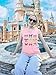 Magic Kingdom Tank Tops Women Princess Bow Shirt Magical Family Vacation Vest Summer Holiday Graphic Sleeveless Tee Pink