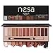 Serseul Nudes Eyeshadow Palette Matte Shimmer 12 Color Highly Pigmented Eye Makeup Creamy Texture Blendable and Long Lasting Cruelty Free Nude D