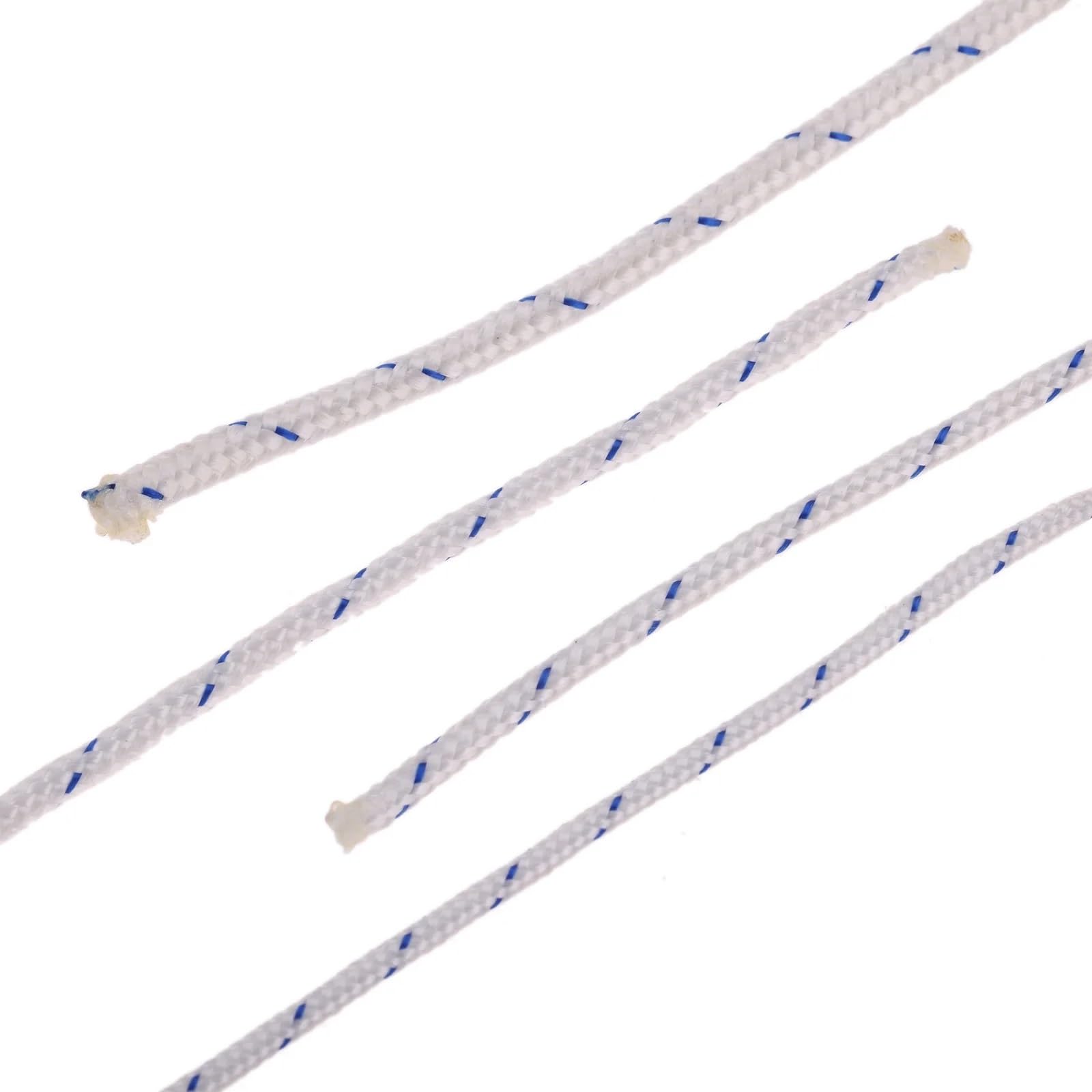 Corde De Lanceur Tondeuse Universel Cordon de traction démarreur à rappel en nylon 50/100 m diamètre 3/3,5/4/5 mm for débroussailleuse, coupe-bordures, tondeuse gazon, tronçonneuse(Dia 0.3cm 100M)