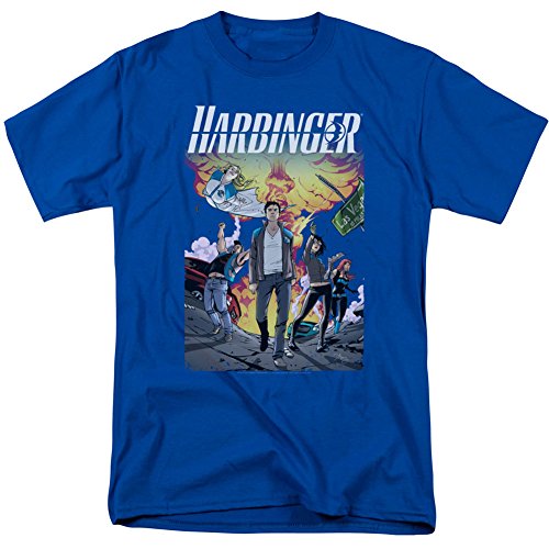 Harbinger voet vooruit Mens Short Sleeve Shirt Royal Blue 3X