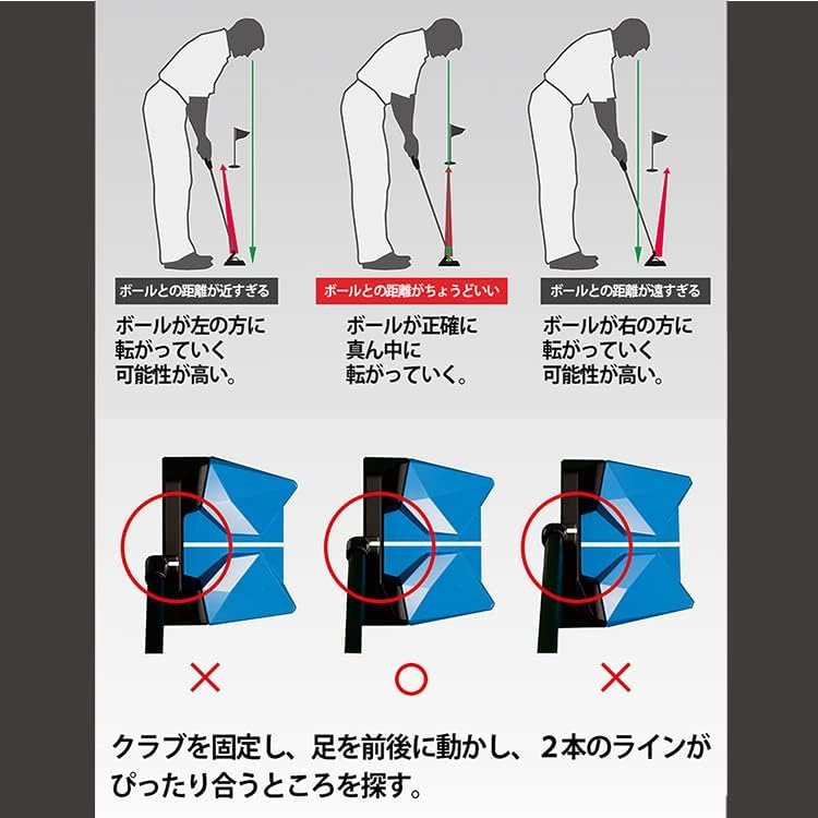 Amazon.co.jp: CROSSPUTT Putter Stealth 2.0 No More Putting Putter 