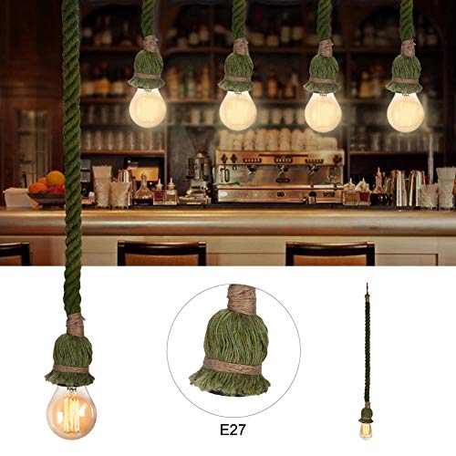 Naroote Lampada in Canapa retrò Durevole, Luce in