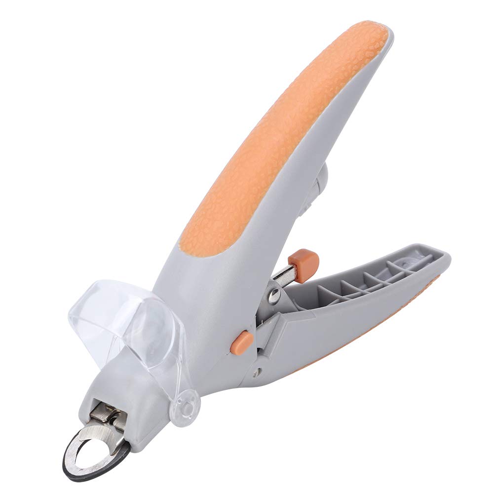 Ejoyous Cortaúñas para perros, luz LED profesional y lupa de seguridad 5 x cortaúñas para perros y gatos para raza grande, mediana y pequeña, cortaúñas de conejo