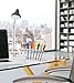 AdirOffice Vertical 6 Slot Display Stand Pack of 2 - Durable Acrylic Holder for Pens & Pencils - Organizer for Home Office & Store Use (Clear)