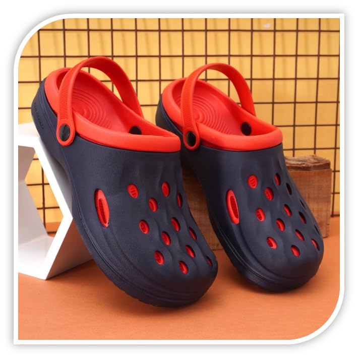 Image of BADLAV Mens Men's Lightweight Classic Clogs || Sandals with Adjustable Back Strap for Men (M-301) Clog
