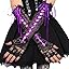 Black With Purple Ribbon