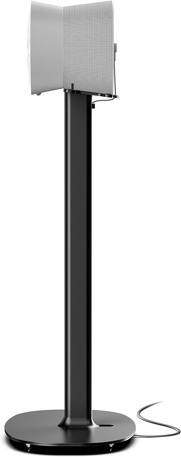 Sonos Era 300 speaker mounted on the Flexson floor stand