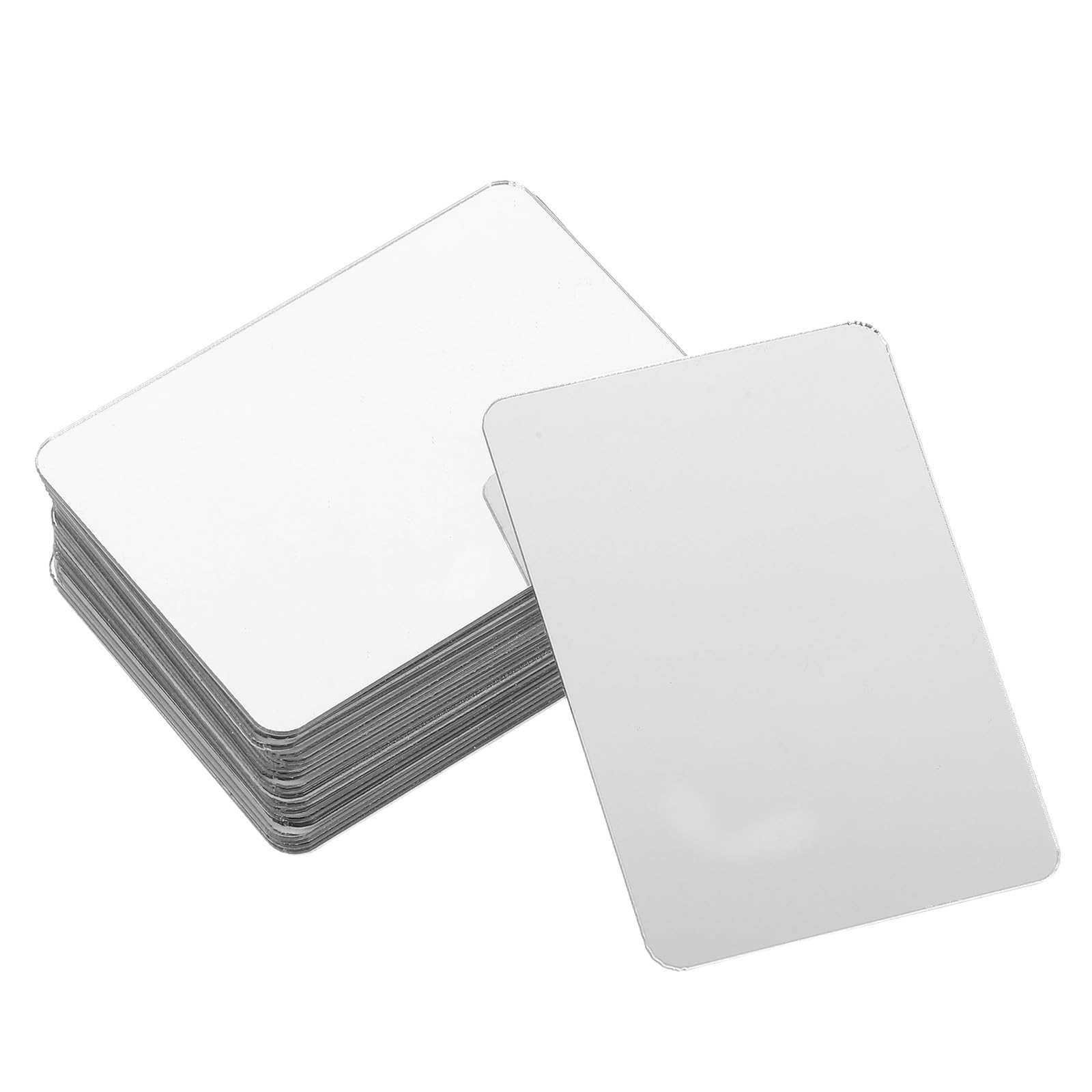 LAPYAPPE 20pcs Sensory Mirrors Acrylic Square Mini Craft Mirror Tiles for Science Experiments and Periscope Projects, Portable and Easy to Cut Tiles for Students and Children