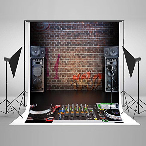Kate Rock Hip-Hop Photography Backdrops Cotton Washable No Wrinkles Seamless Party Photo Background Photography Props 5ft(W)x7ft(H)