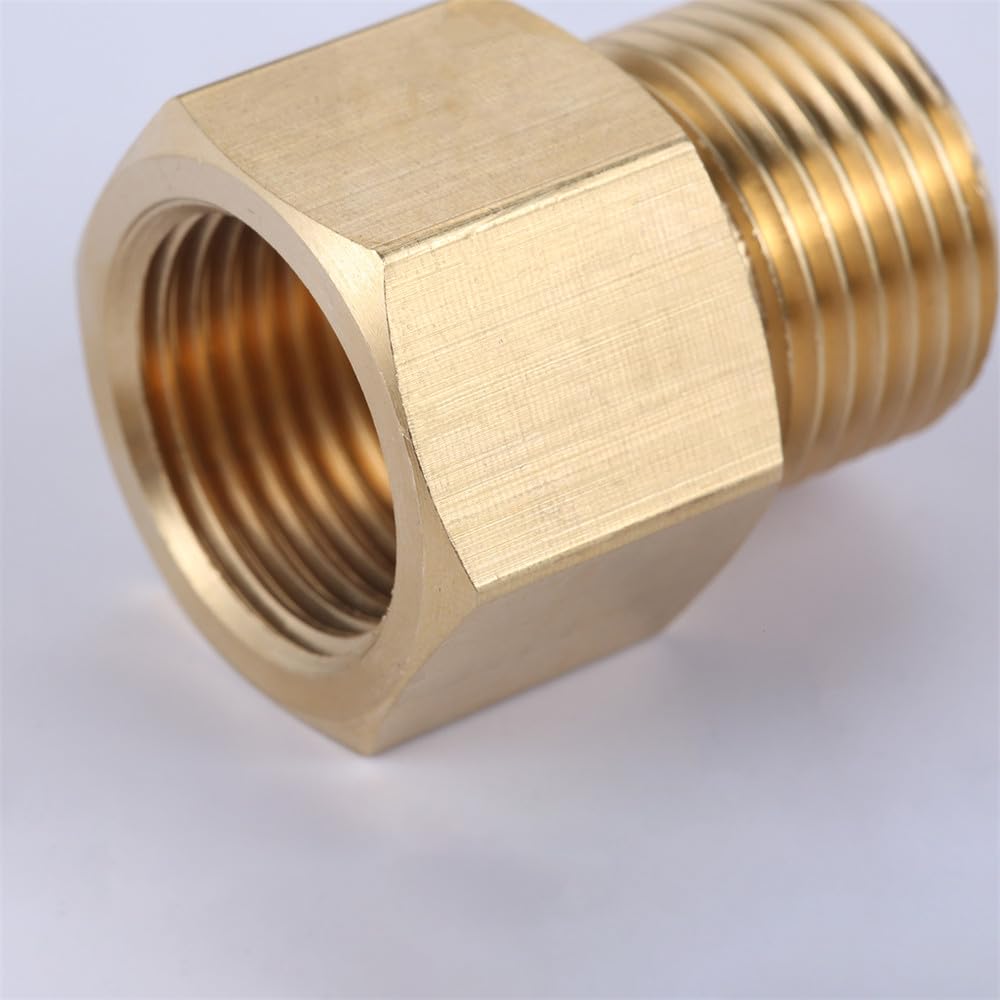 Mosiężny adapter konwertera W21.8 do G5/8 lub G5/8 do W21.8 Złącze regulatora butli do regulatora CO2 w akwarium, 4