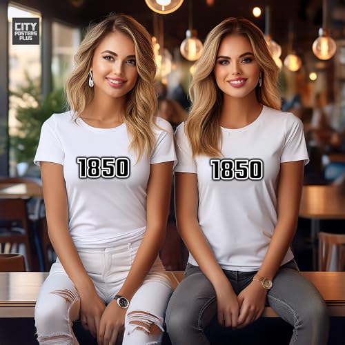 T-shirt 1850 femme blanc en maille premium et finitions soignées