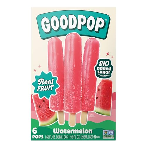 GOODPOP - Watermelon Ice Pops - Fruit Juice, No...