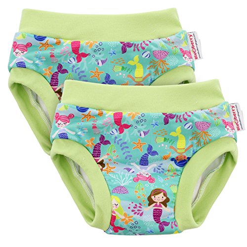 Blueberry Training Pants, Bundle of 2 (Medium, Mermaids)
