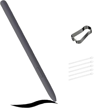 Galaxy Tab S9 FE S Pen Compatible with Samsung Galaxy Tab S9 FE Stylus Pen Replacement for Samsung Galaxy Tab S9 FE S Pen + Free 5 Tips, Gray