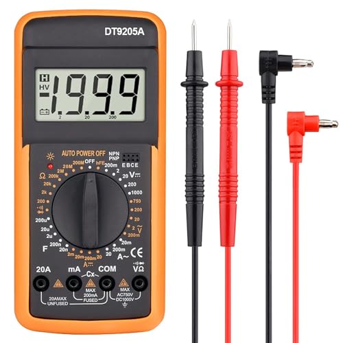 LCD Digital Multimeter Voltmeter AC DC Voltage Tester Circuit Checker Buzzer