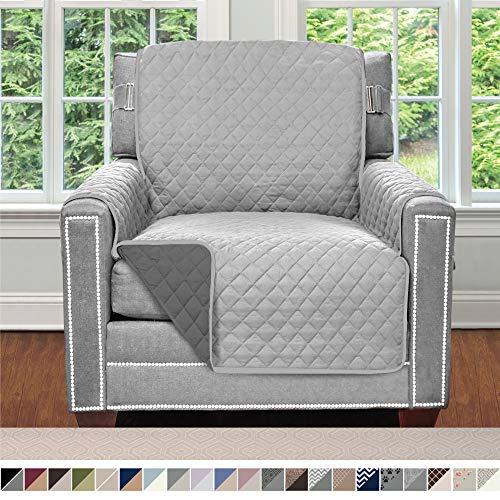 Sofa Shield Original Patent Pending Reversible Chair Protector for Seat Width up to