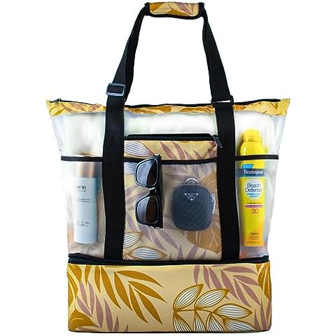L'OLGA Large Utility Tote with Cooler Bag Cover