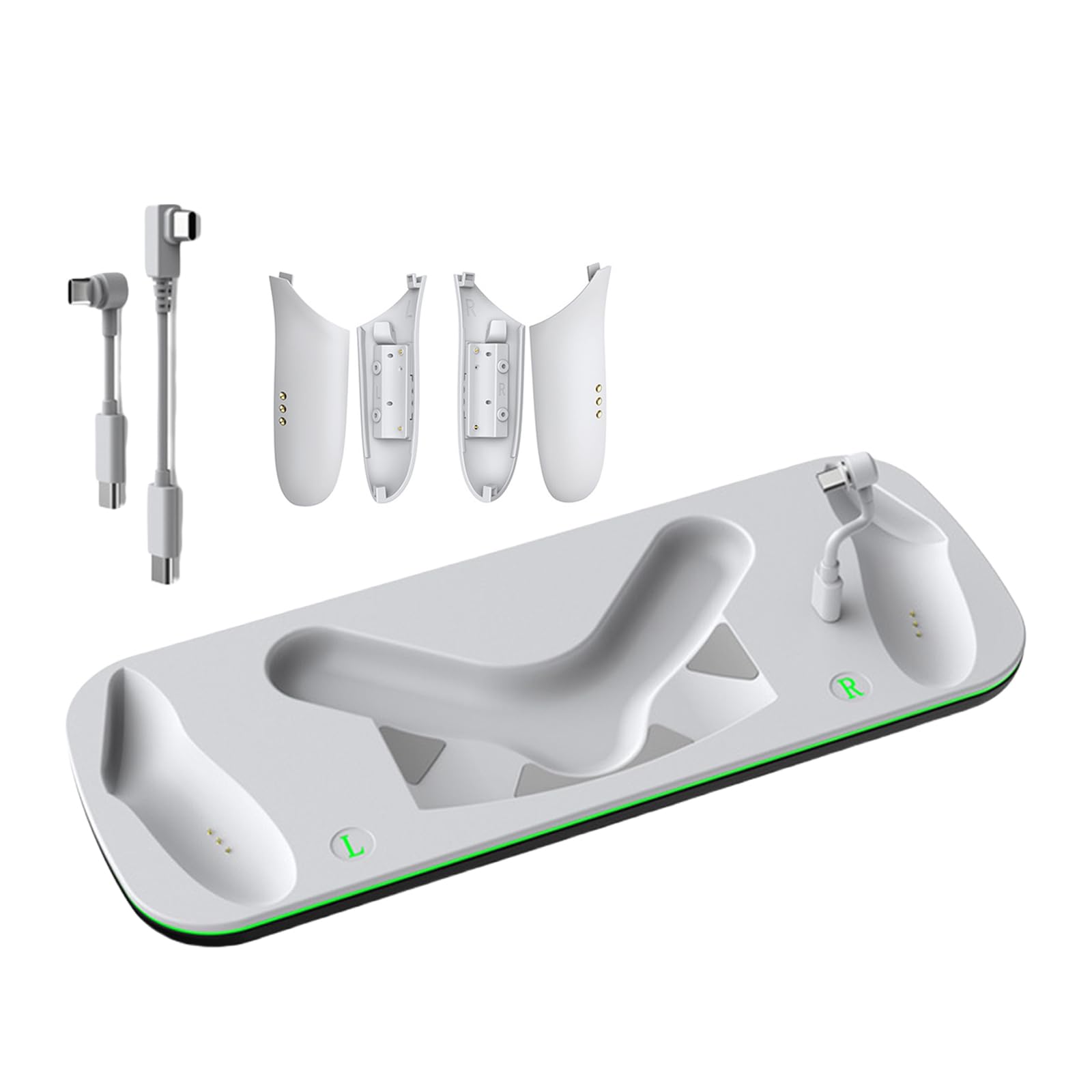 Base di ricarica per cuffie 3S e controller touch con indicatori LED Supporto di ricarica