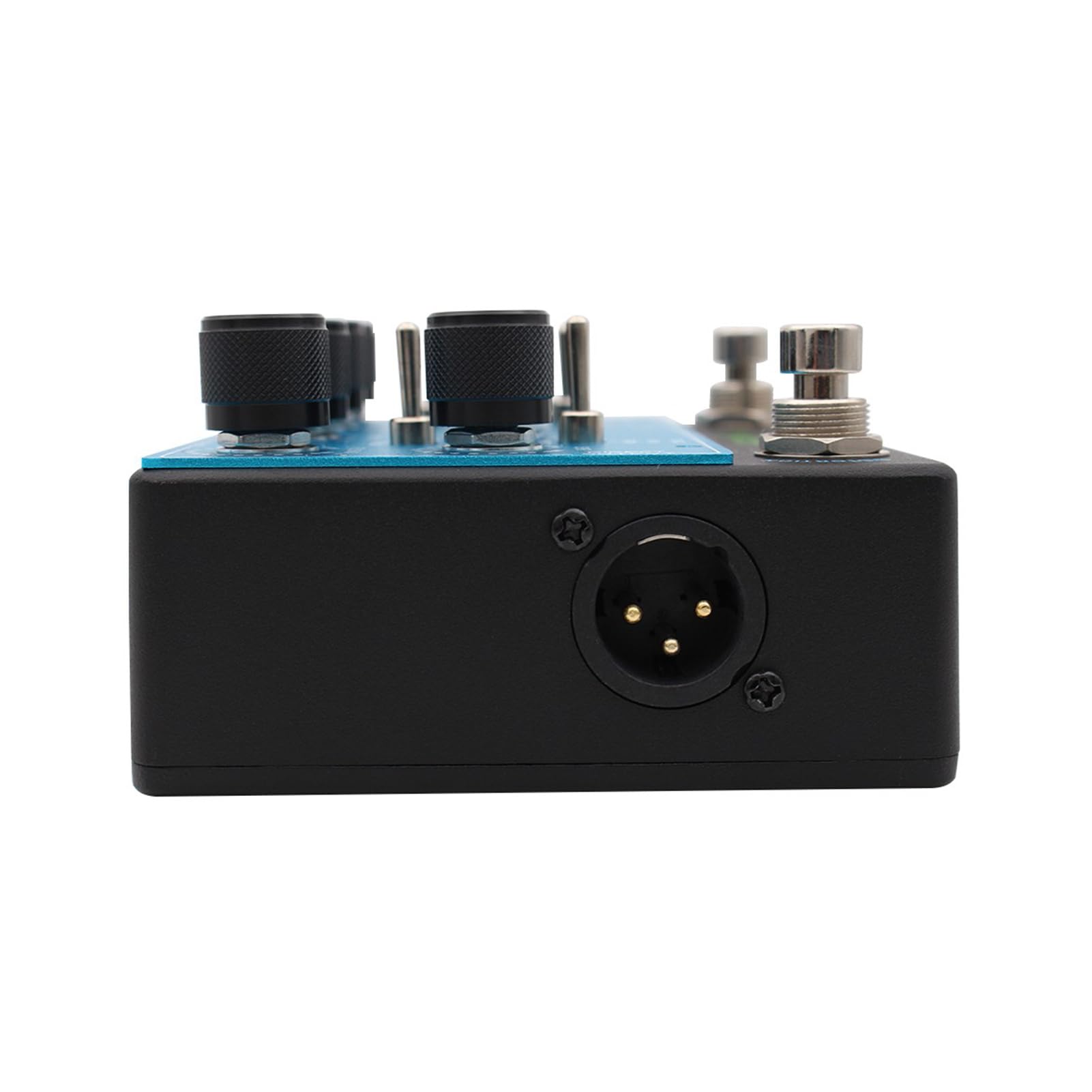 Generic Pedale Preamplificatore per Basso EQ a 4 Bande con Uscita DI Bilanciata e Funzione Overdrive per Musicisti Professionisti 1 unità