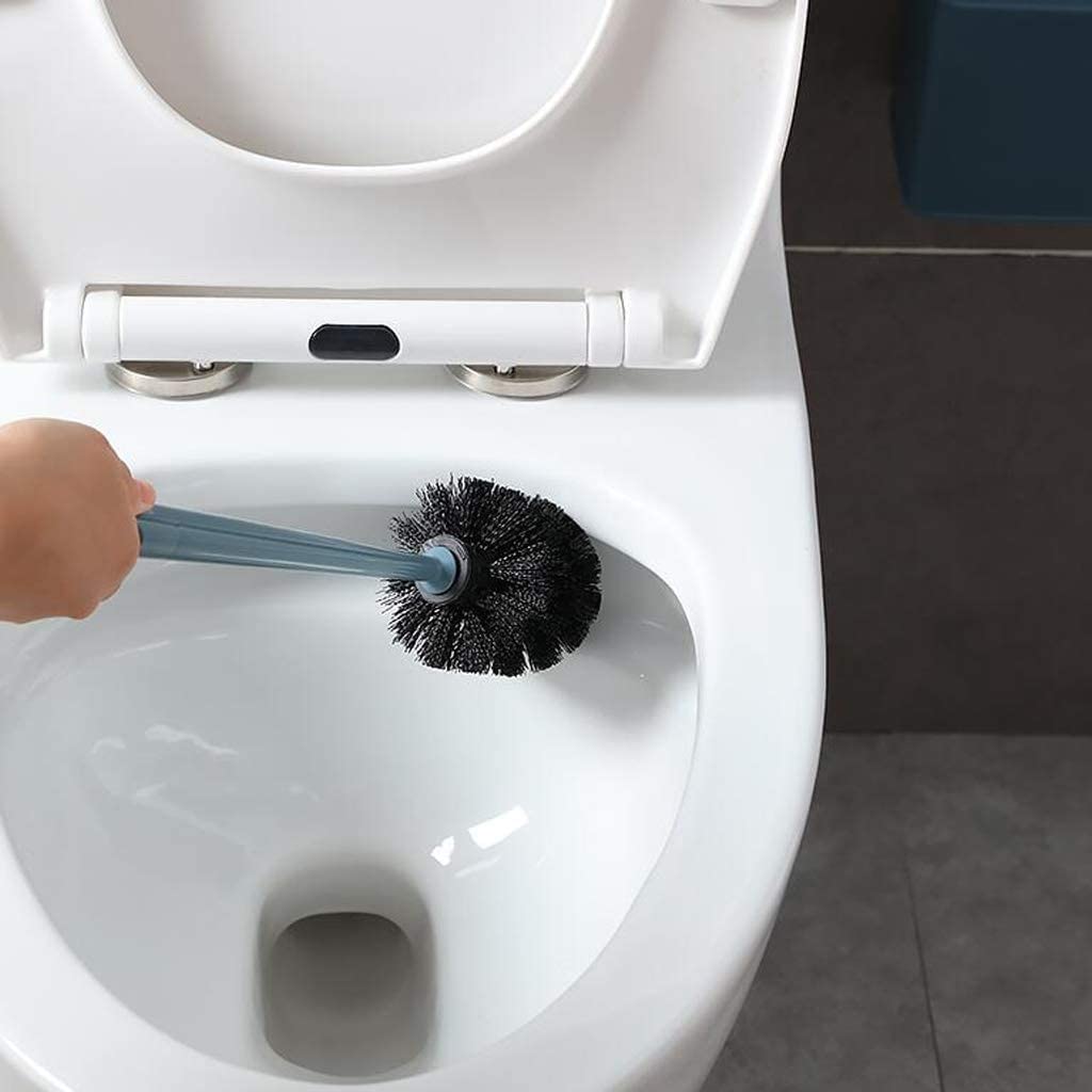 Szczotka do Toalety, Szczotka do WC i uchwyt z półką do przechowywania Zestaw szczotek do WC Miękka szczotka do WC Szczotka do WC Szczotka łazienkowa do dokładnego czyszczenia Czyszczenia
