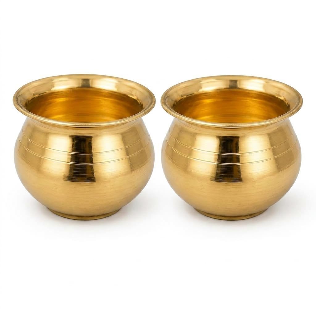 Pure Brass Puja Kalash – Small Size Pure Brass Lota for Puja Rituals | Puja Essentials for Home Mandir Size 2 Inch-picture-13