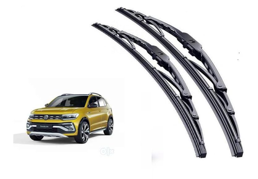 PWX Front Windshield Wiper Metal Type Windshield Wiper Blades/Perfect Fitting Suitable for Taigun, Size - 24"+18"-picture-37
